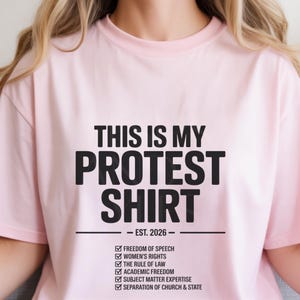 This Is My Protest Shirt Comfort Colors Tee Political Graphic Tee Free Speech Shirt Womens Rights Tee Political Tshirt Protest Tee Gift Blossom