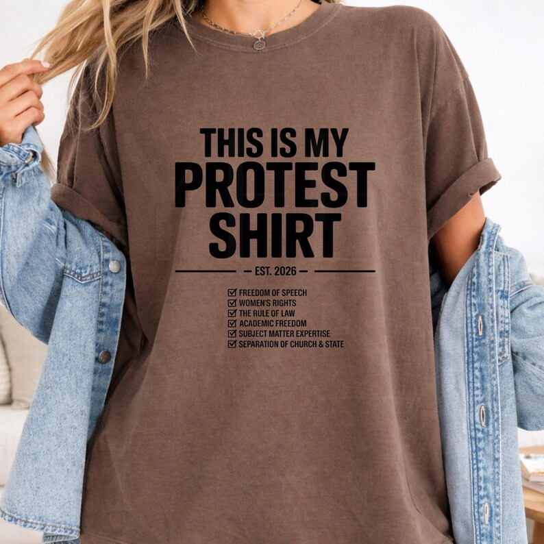 This Is My Protest Shirt Comfort Colors Tee Political Graphic Tee Free Speech Shirt Womens Rights Tee Political Tshirt Protest Tee Gift Espresso