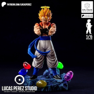 Gogeta - Highly Detailed Figure - 12K Resin 3D Printing - Anime, TV, Video Game, and Movie Collectibles