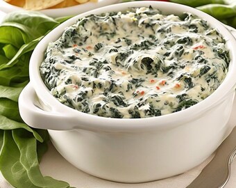 Dip szpinakowy