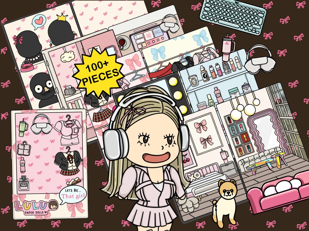 School Locker Paper Doll Printable PDF Template Activity for Kids Busy ...