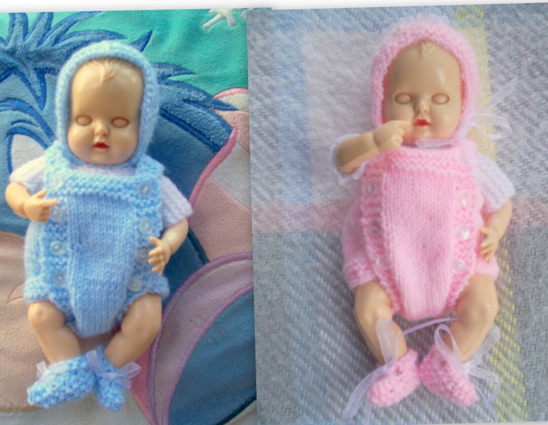 Knitted Dolls Clothes 6 Inch to 7 Inch Baby Doll MADE TO ORDER Etsy