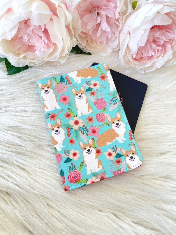 Corgi Phone Case Wallet - Turquoise Corgi Phone Case Wallet - Turquoise