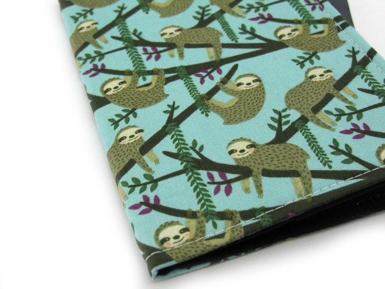 Lazy Sloth Passport Holder, Passport Cover, Passport Wallet, Passport Case, Travel Gift image 2