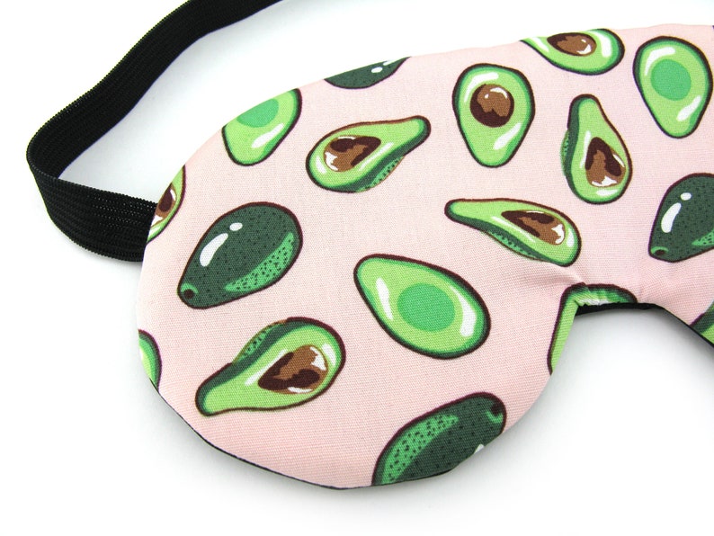 Travel Gift Idea Sleeping Mask Fun Children/'s Sleep Mask ADJUSTABLE Avocado Sleep Eye Mask Birthday Favour Gift