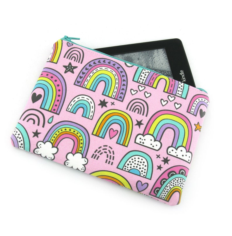 Rainbow Kindle Padded EReader Case Kindle Sleeve Amazon Etsy