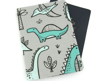 Boys Dinosaur Passport Holder, Kids Passport Cover, Children's Passport Wallet, Passport Case, Travel Gift