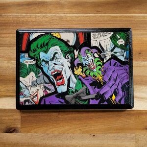 Joker Wall Art DC Comics Wall Art Comic Collage For Comic Collector For Joker Fan Vintage Comic Art Retro Decor Comic Decor