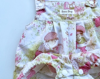 SamiBop Vintage Holly Hobbie Romper Jumpsuit - Sizes 00-1