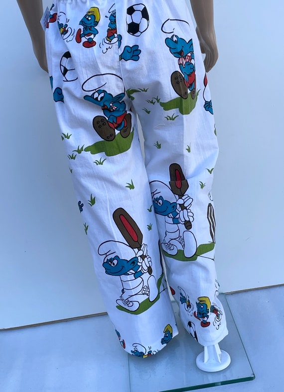 Smurf pajama pants deals