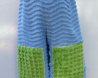 SamiBop Chenille Pant with Lime Kneepads - Size 2