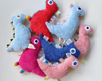 SamiBop Chenille Tagged Dinosaur Tactile Toy