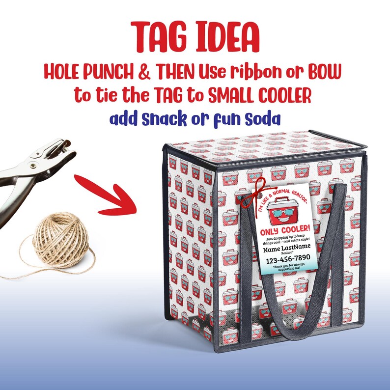 Realtor Cooler Raffle Cooler, Realtor, Thanks, Summer, 4th, Editable Printable POP BY for ...