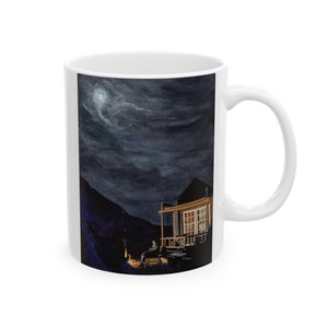 Full Moon Embers Ceramic Mug 11oz