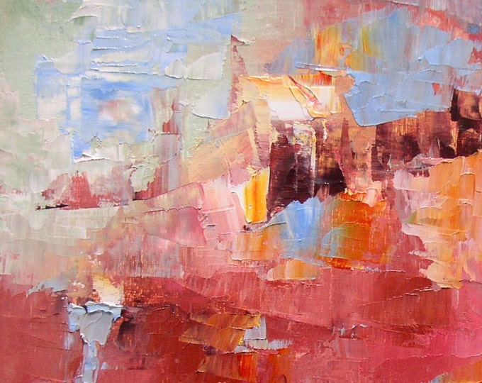 A Childhood Memory, Abstract Painting, Small, 8 X 10 - Etsy