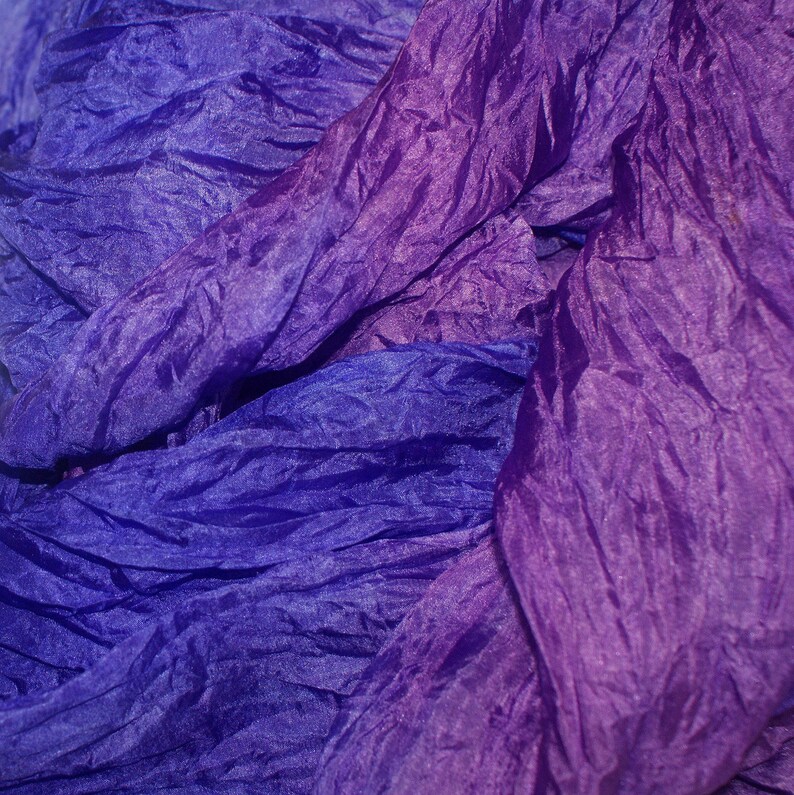 Midnight Express in Hand Dyed Poet Seat Habotoi Silk for Nuno Felting