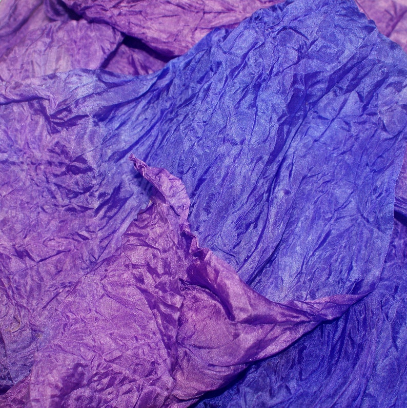 Midnight Express in Hand Dyed Poet Seat Habotoi Silk for Nuno Felting