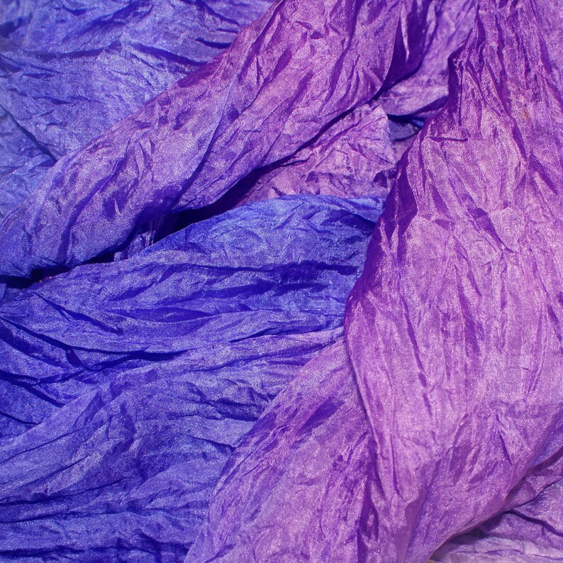 Midnight Express in Hand Dyed Poet Seat Habotoi Silk for Nuno Felting