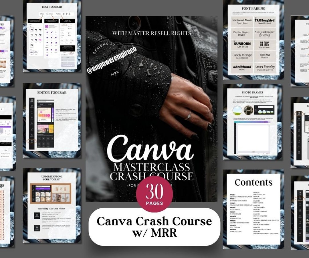 CANVA CRASH COURSE - Etsy