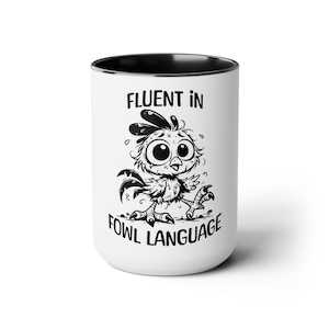 Two-Tone Coffee Mugs, 15oz fun gift for coffee lovers or other beverages