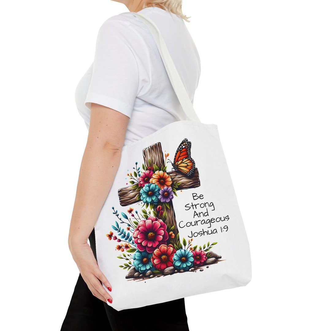 Scripture Bag Religious Tote Bag, Scripture Tote, Christian Tote, Bible Verse Bag ...