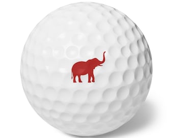 Golfbälle mit republikanischem Logo, 6er-Pack