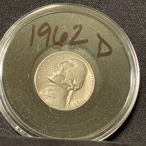 1962 D Jefferson Nickel