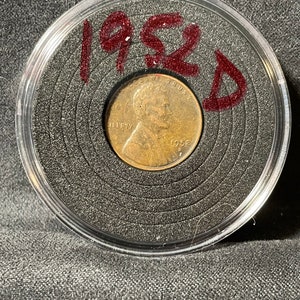 1952 D wheat penny