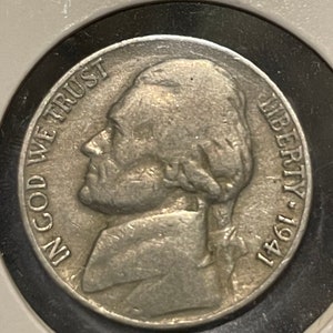 1941 D Jefferson Nickel