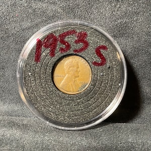 1953 S wheat penny