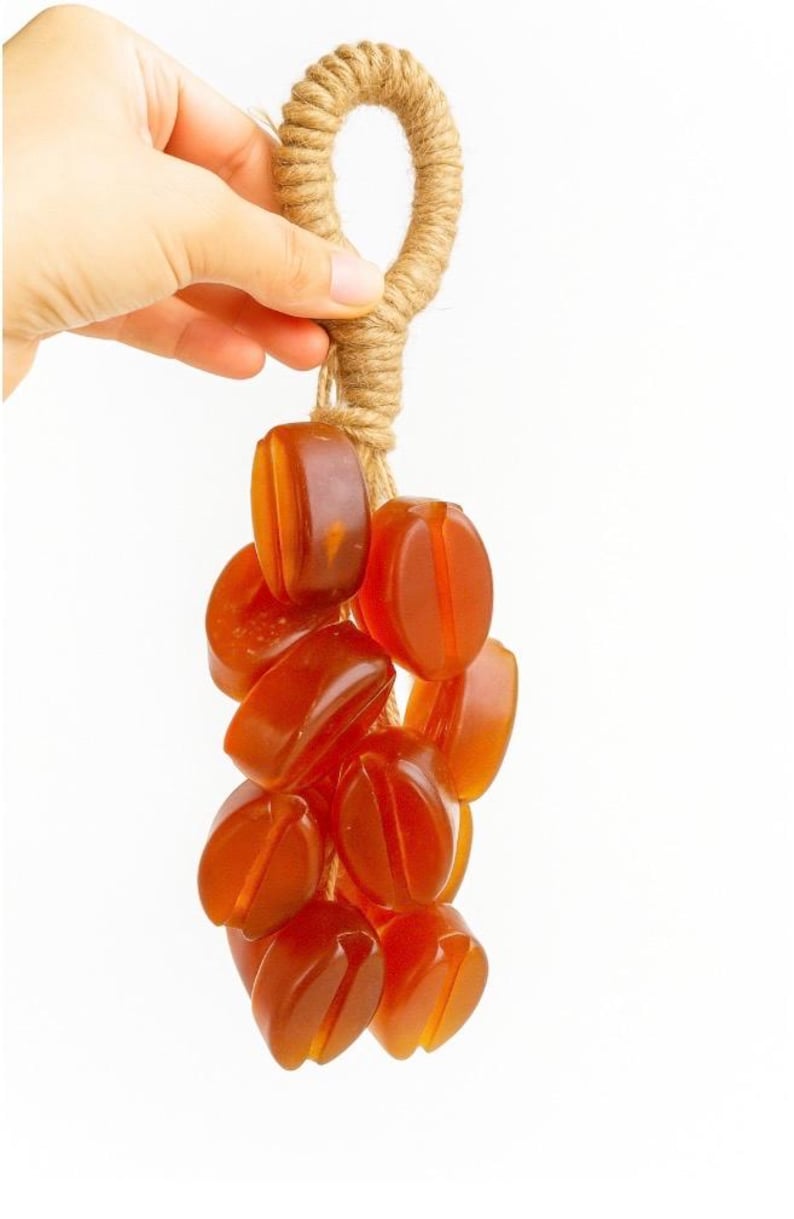 Coffee Soap on a Rope Fruity Soap Gift for Her Natural Handmade Soap ...