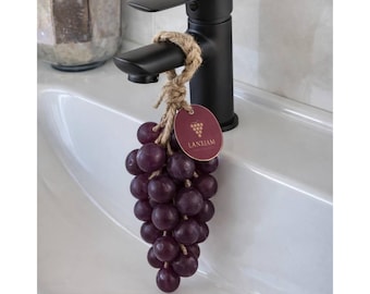 Jabón decorativo de vid hecho a mano, jabón de frutas naturales, regalo estético para el hogar, regalo para la abuela, regalo de spa, regalo para el Día de la Madre, cumpleaños.