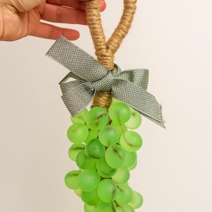 Grape Soap on a Rope Fruity Soap Gift for Her Natural Handmade Soap Decorative Kitchen Decorations