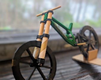 Canyon Sender Style Mini Model Finger Mountain Bike With Working