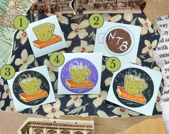 Novelteabooks stickers!