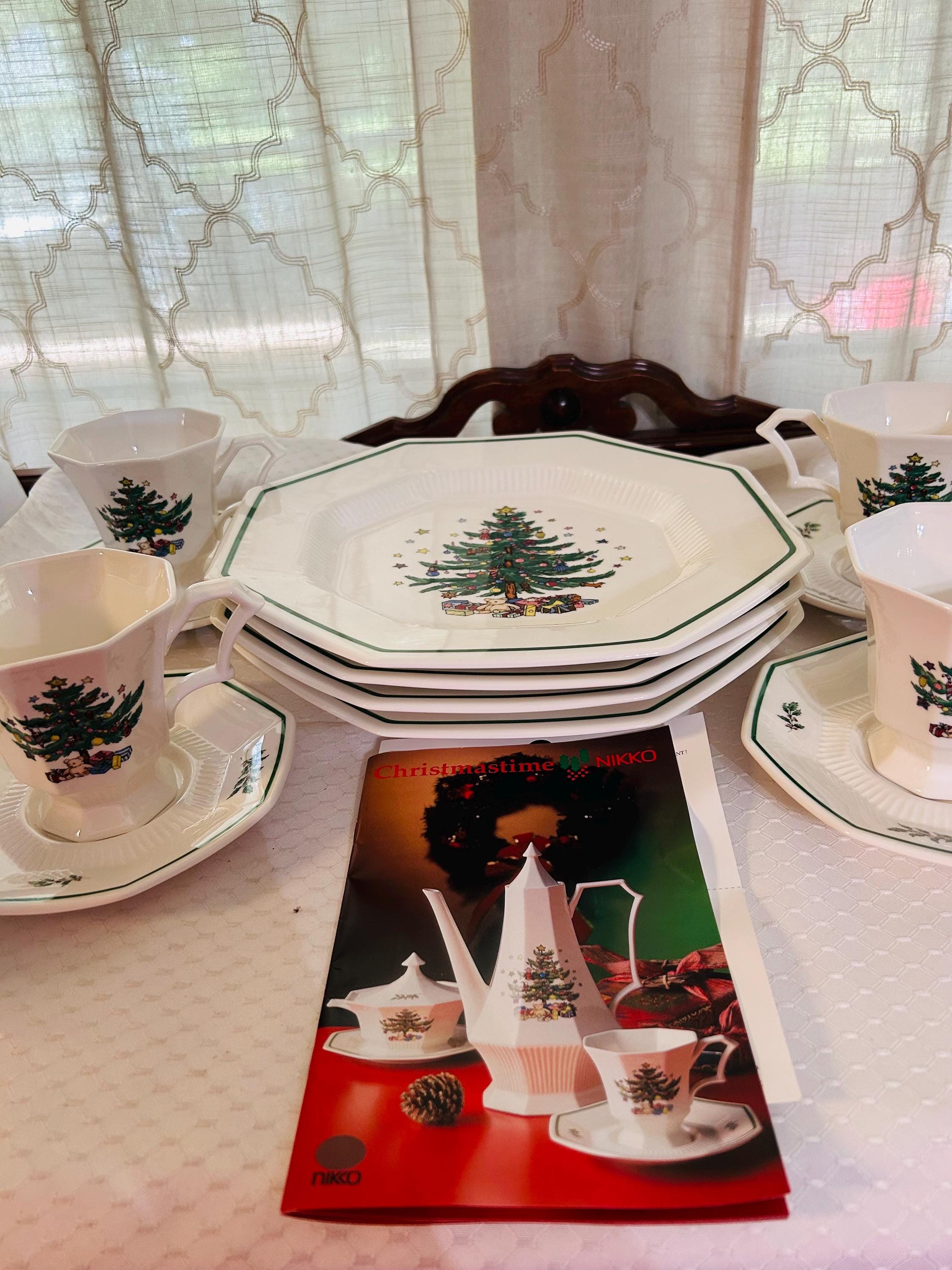 Vintage Nikko Christmastime Dinnerware - Etsy