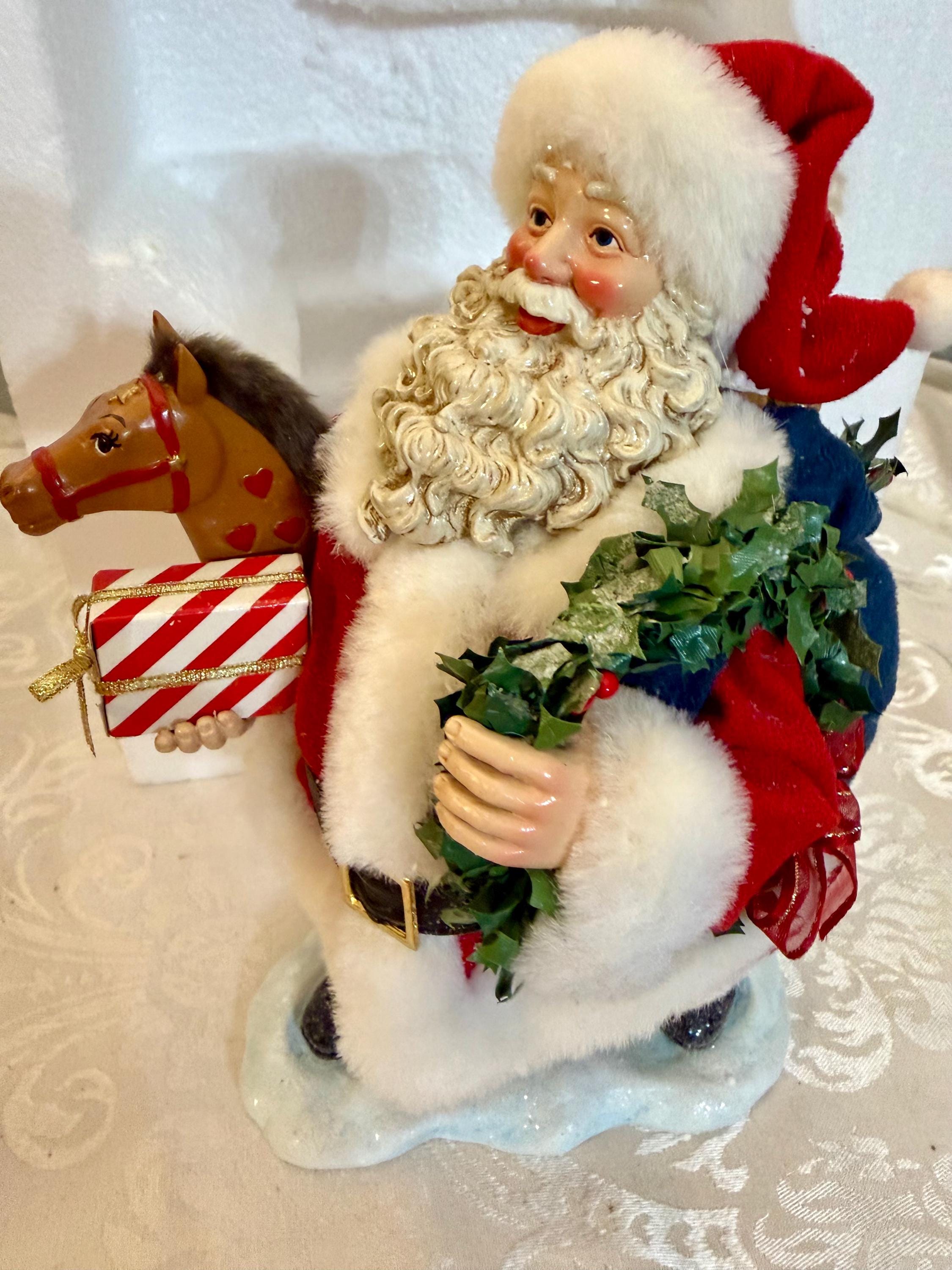 Possible Dreams Clothtique Santa人形 1996年 Clothtique Santas by Possible Dreams - Etsy