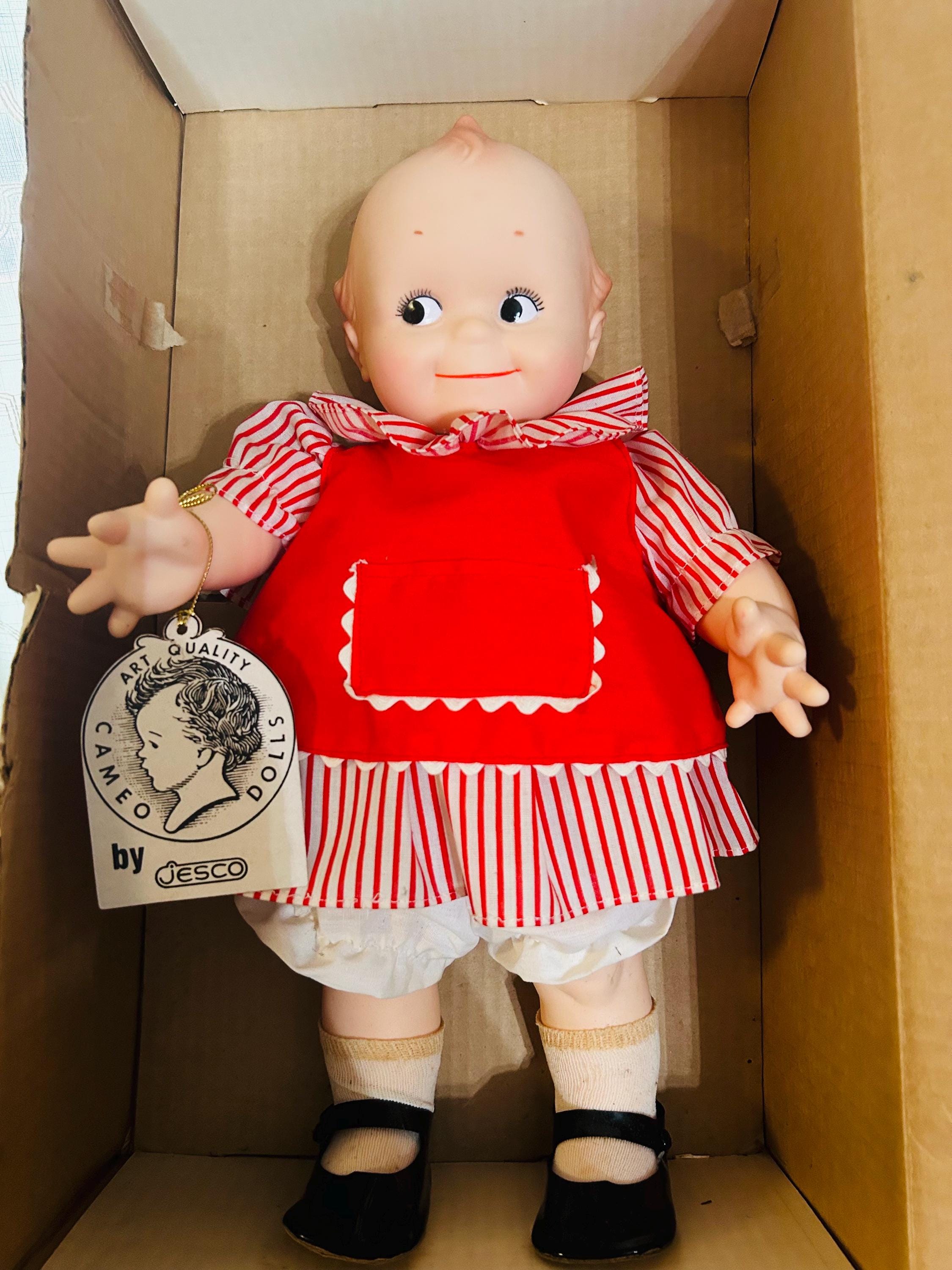 Moule à Chocolat Ancien Rose O'Neill Kewpies - Métal, 28 Cm - Occasion
