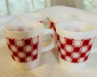 Egg Nog ヘーゼルアトラス マグ ボウルセット　全7点　ヴィンテージ Hazel Atlas Egg Nog Set | eBay