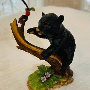 Vintage Lenox “Playful Pursuit” Black Bear