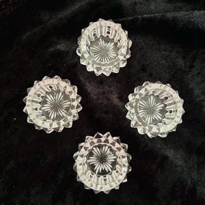 Antique American Brilliant Cut Glass Salt Cellars