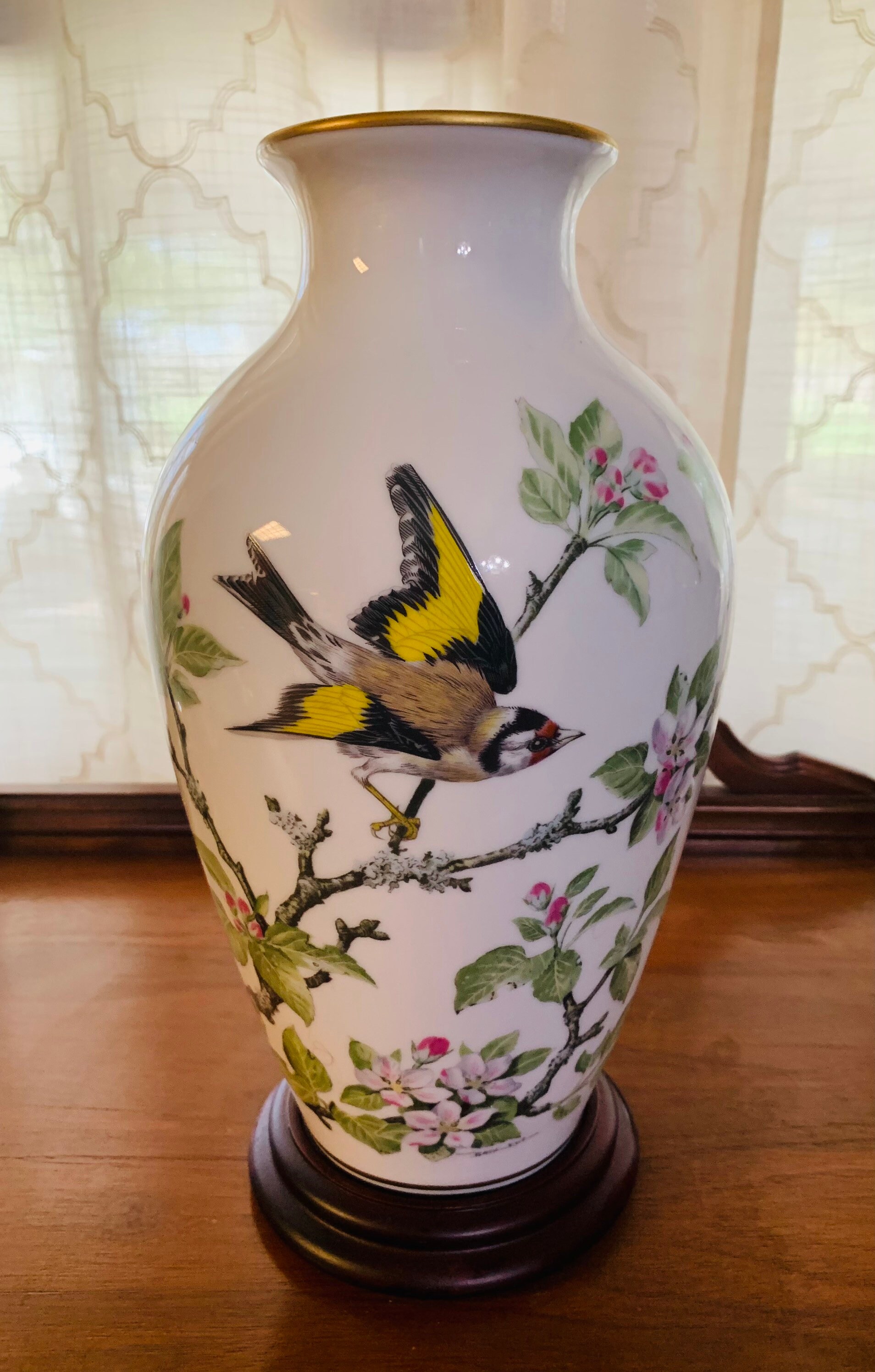 Franklin Porcelain Vase - Etsy