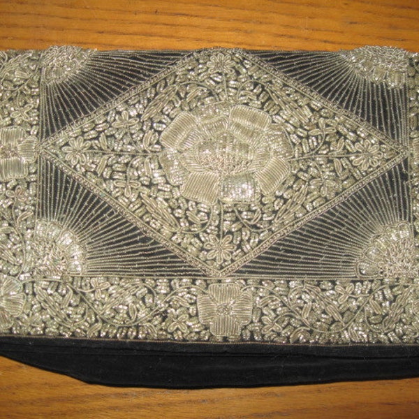 Vintage Black Clutch