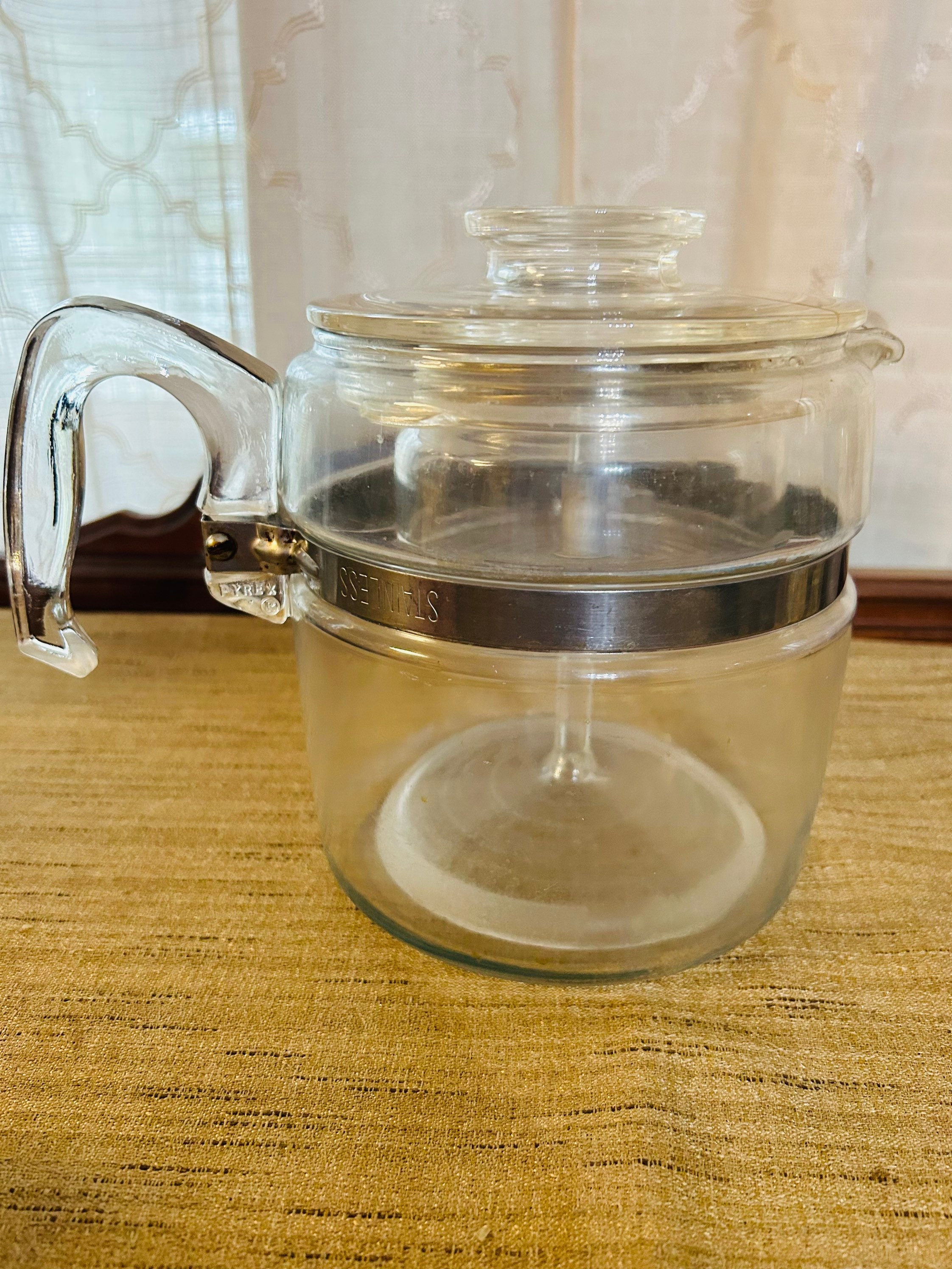 Vintage Retro Corning Ware 10-cup Enamel Stovetop Coffee Percolator / Coffee  Maker / Coffee Pot spice of Life Le Cafe P-149 