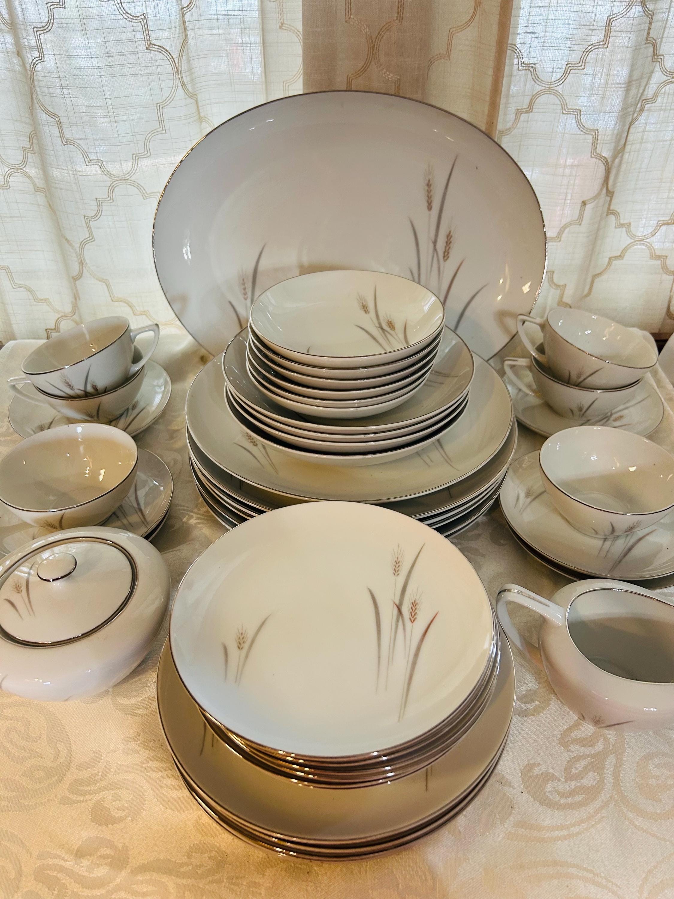 Silver Wheat China - Etsy