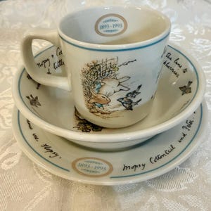 Wedgwood Peter Rabbit Cup Saucer - Etsy