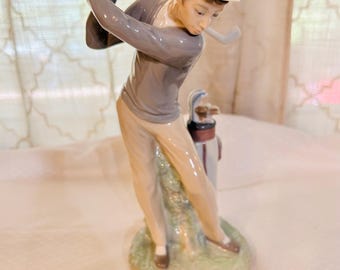 Lladro Male Golfer #4824 - Etsy