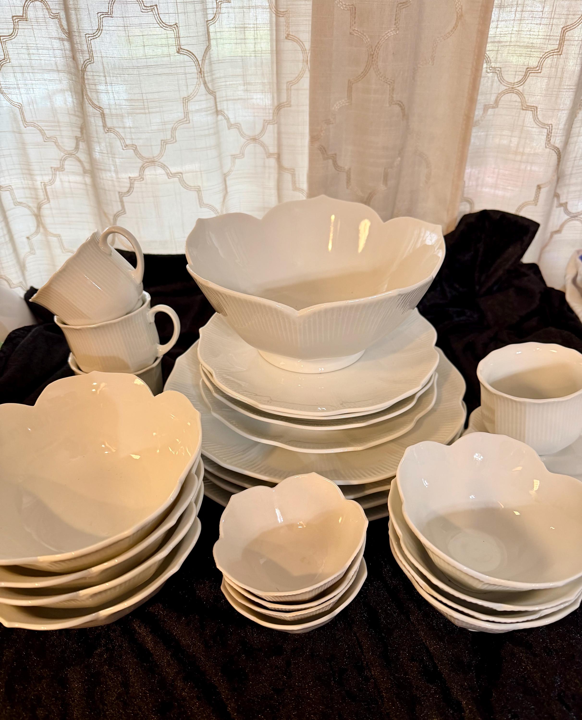 Lot De 6 Assiettes Plates Martha Stewart – Vintage, D 19,5 Cm, Made In France