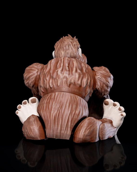 3D Printed Articulated Sasquatch – Flexible Bigfoot Toy