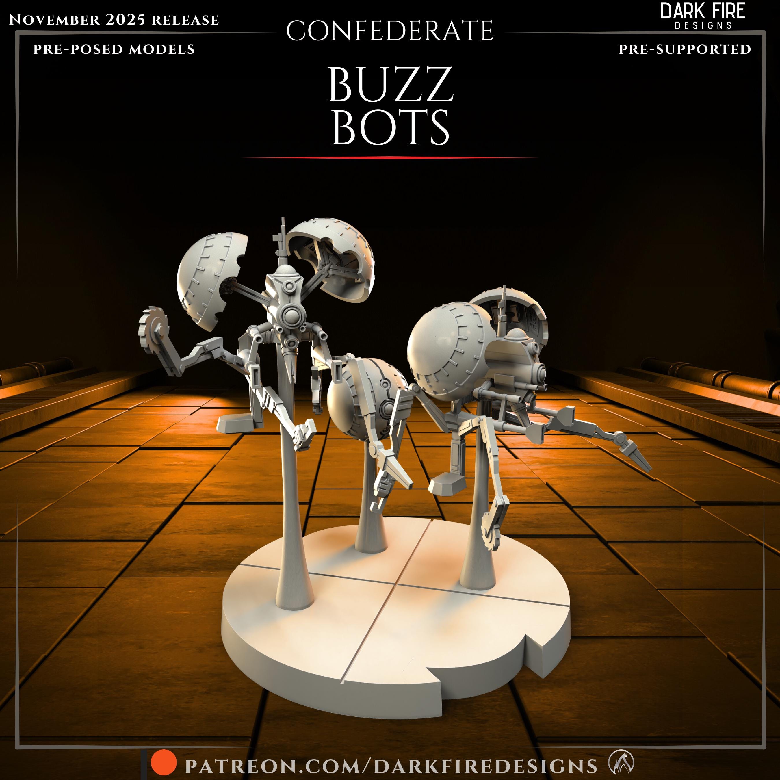 Buzz Bots | 16k 3D Printed | by Dark Fire - Etsy Canada